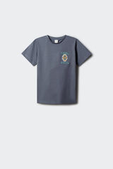 Springfield Kids Playera manga corta rebel soul para ni&ntilde;o azul
