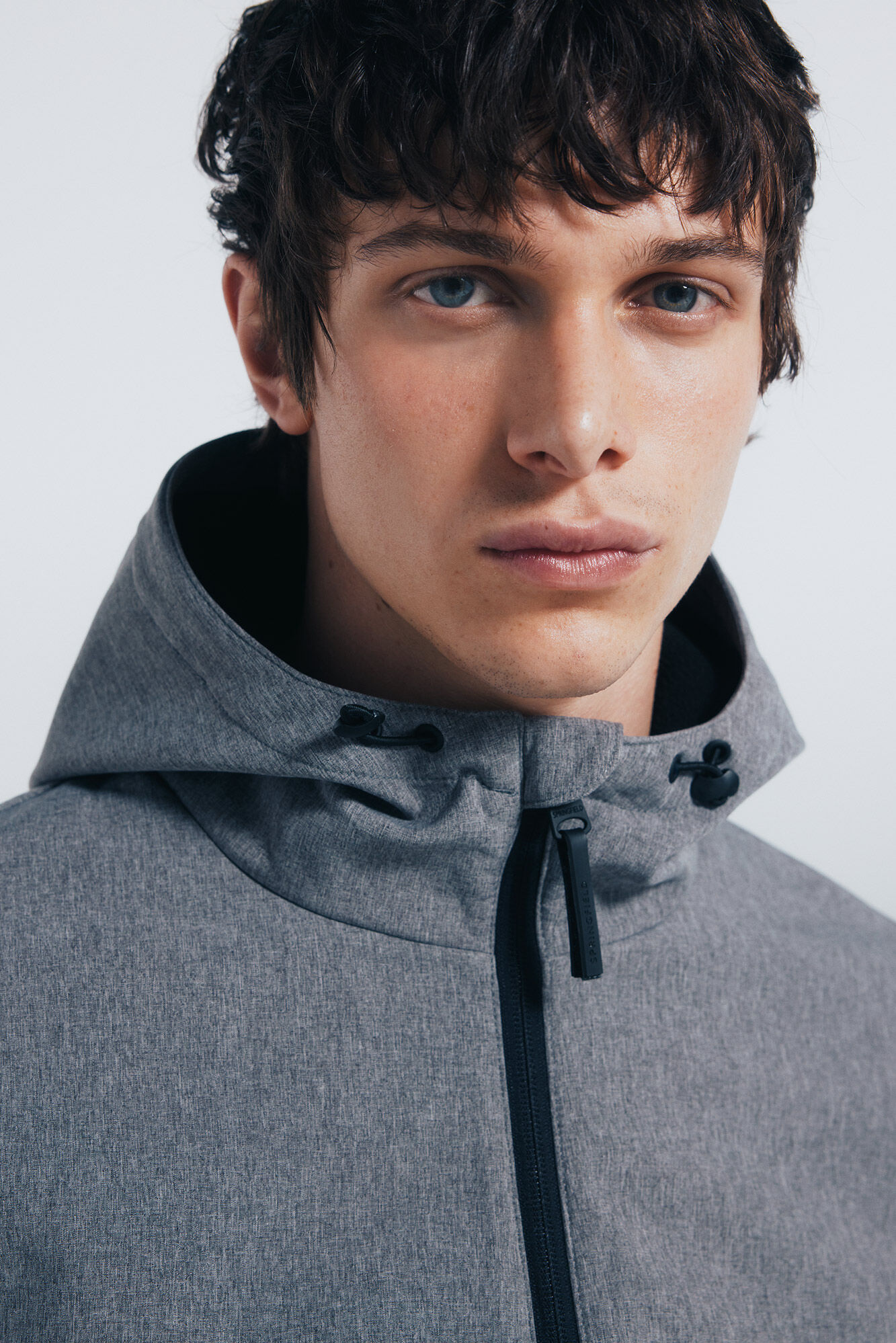 Springfield Parka t&eacute;cnica shoftshell gris