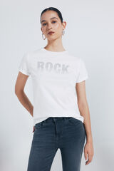 Springfield Playera "Rock" estampado