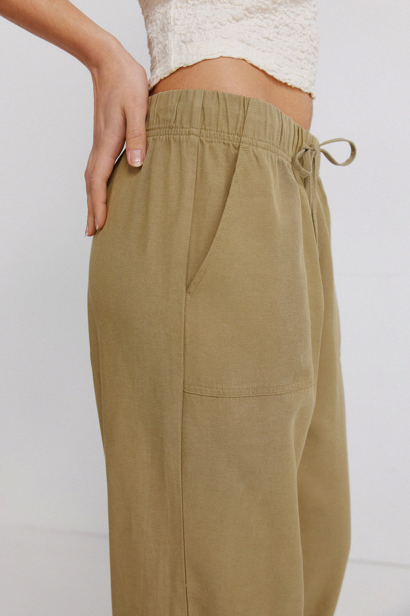 Springfield Pantalones jogger kaki