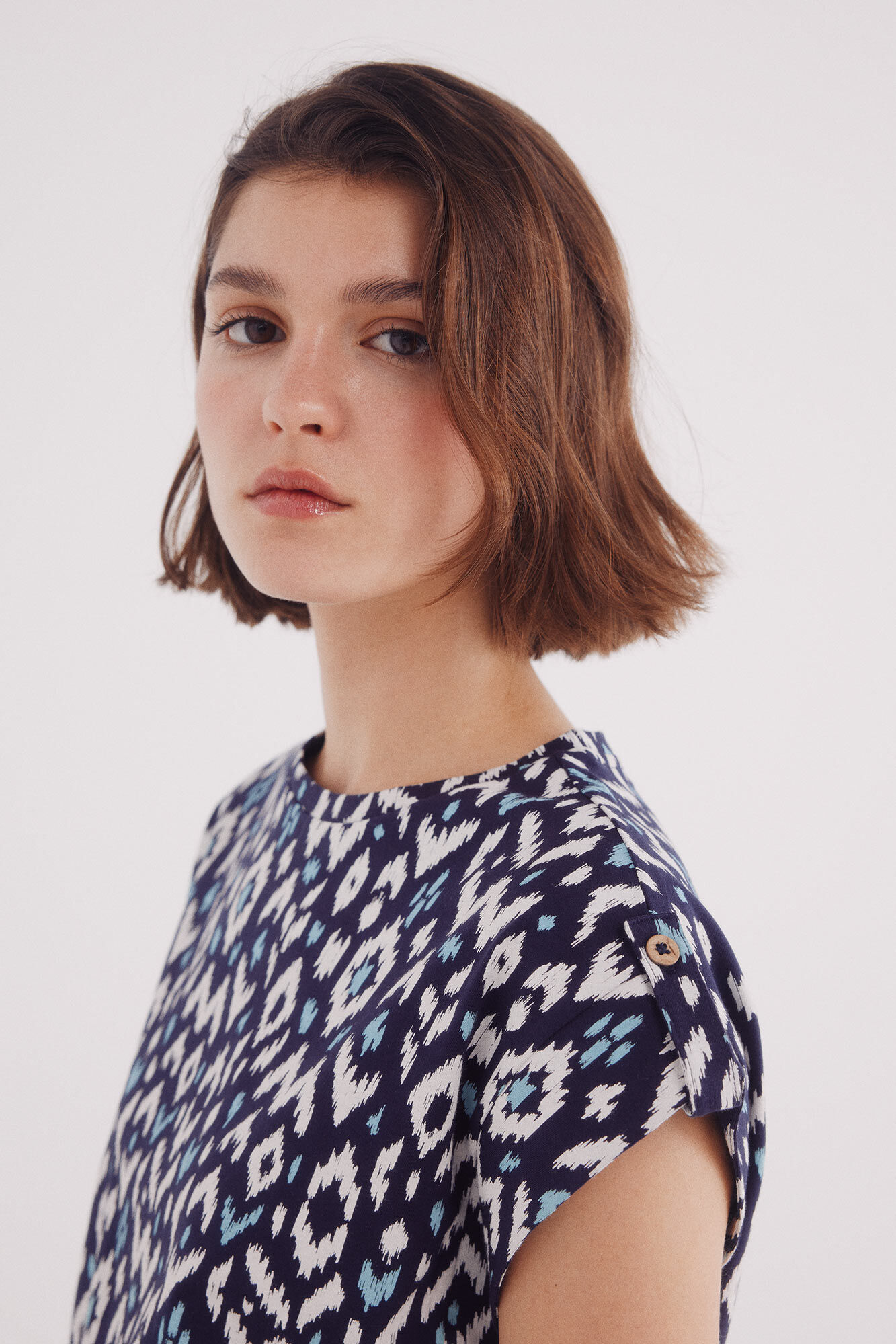 Springfield Playera estampado animal marino