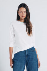 Springfield Playera cuello l&uacute;rex blanco