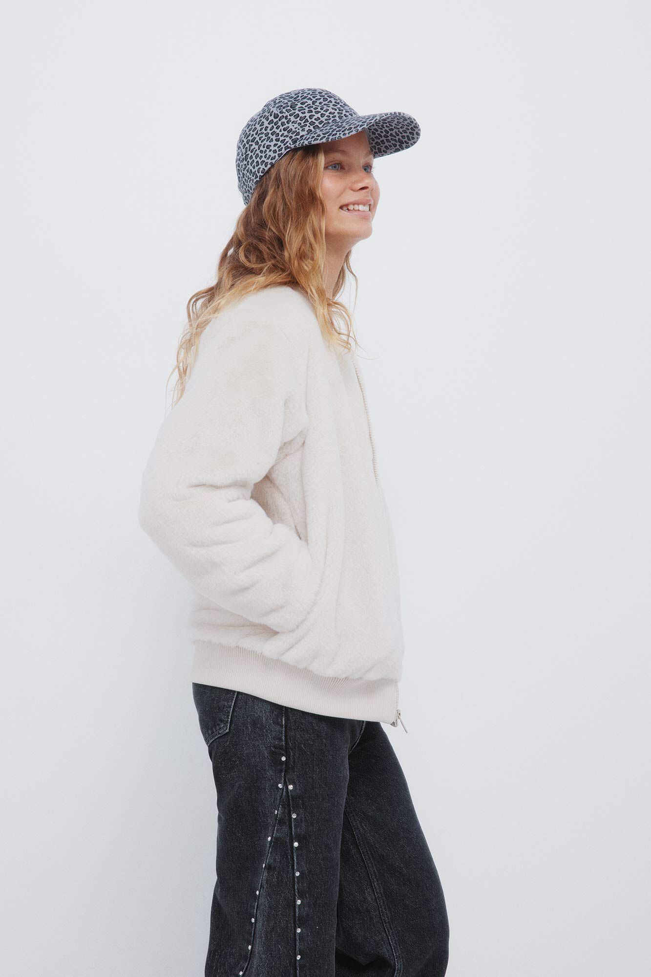 Springfield Kids Vaqueros culotte con denim jeans gris