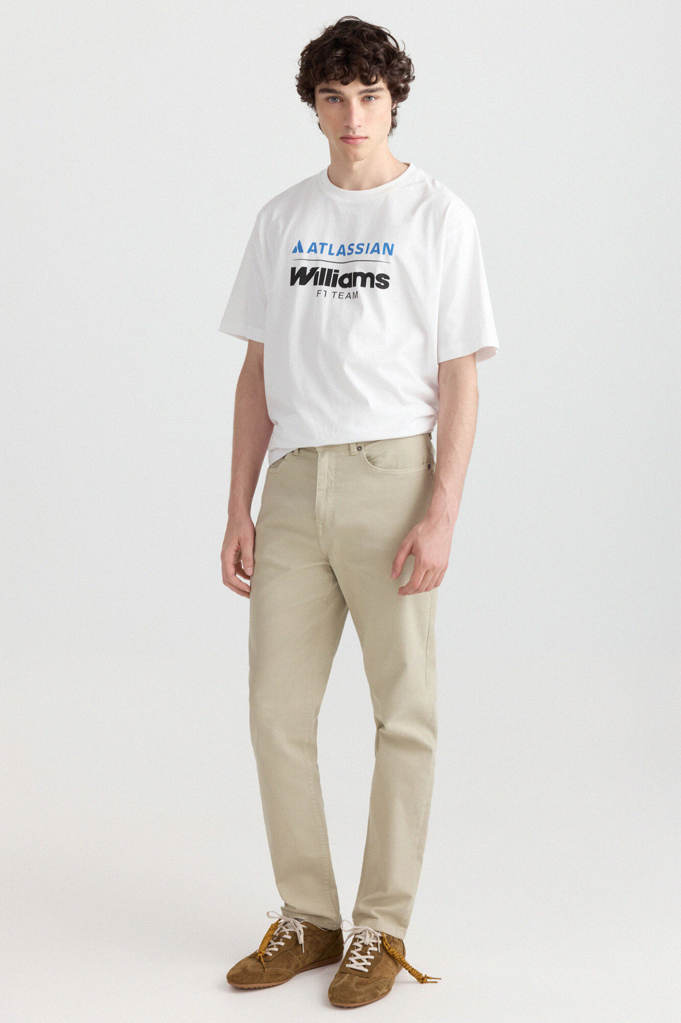 Springfield Pantal&oacute;n de 5 bolsillos slim lavado