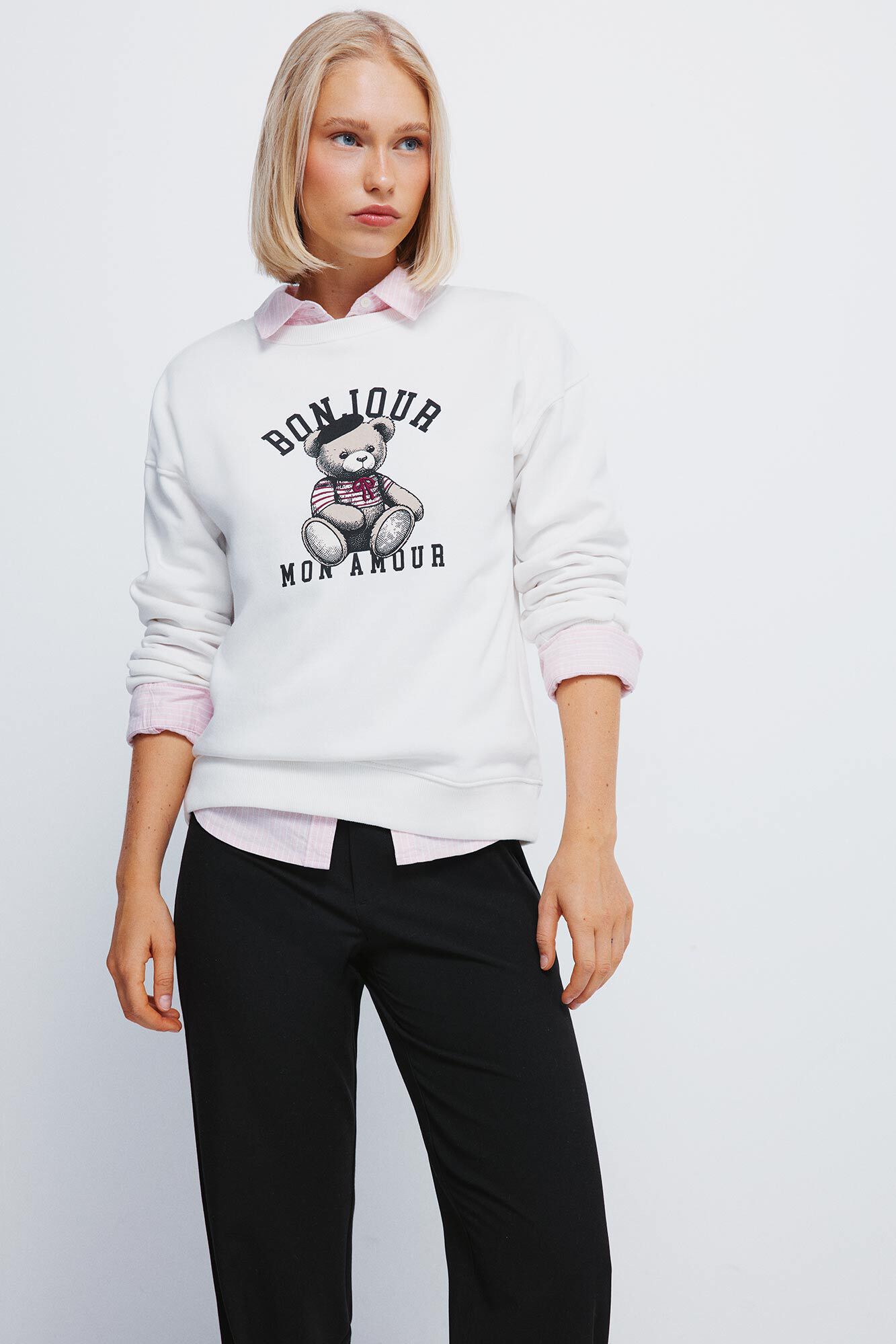 Springfield Pantalones de sastre negro