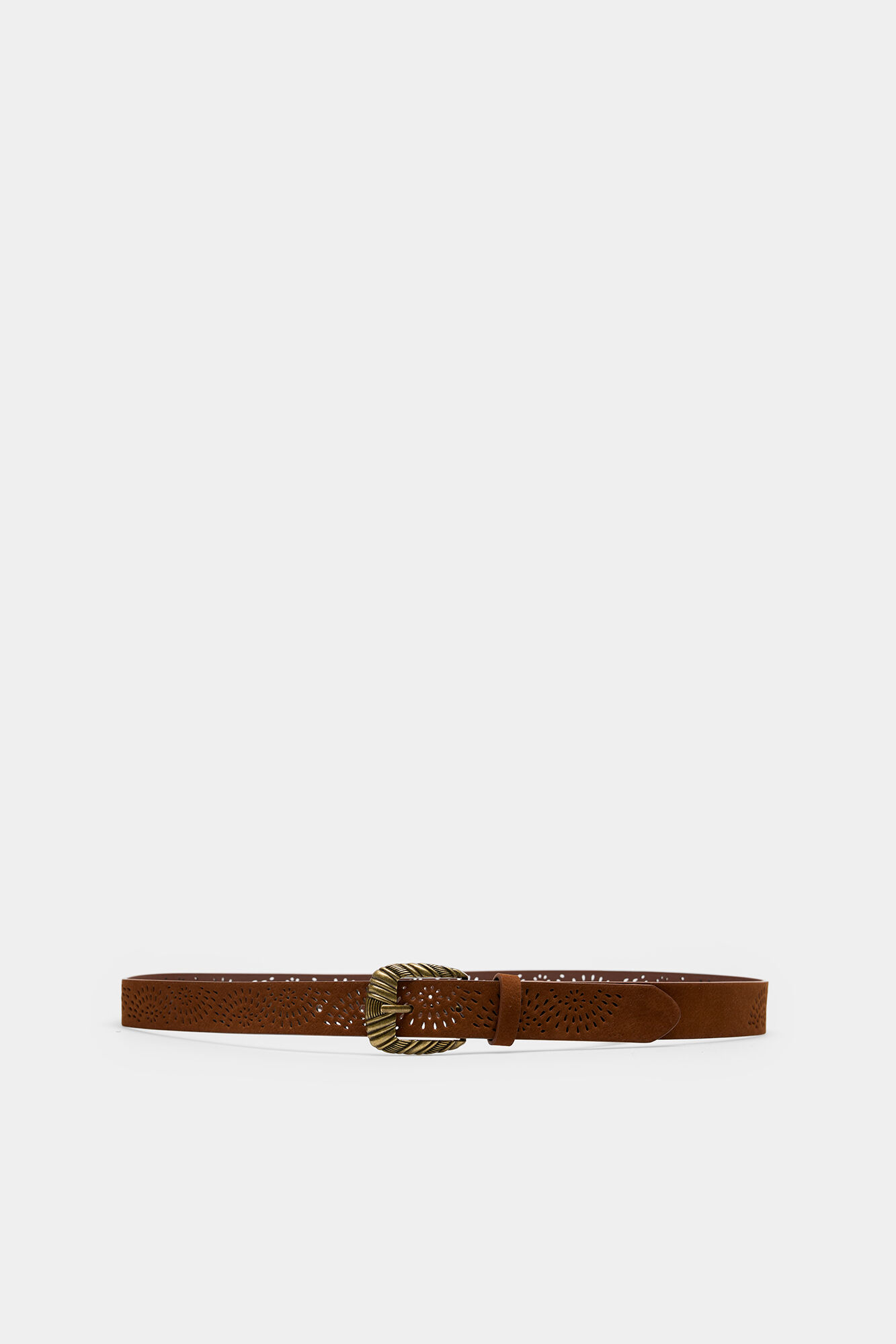 Springfield Cintur&oacute;n hebilla grabada  p&uacute;rpura