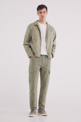 Springfield Jeans estructura cargo slim fit kaki