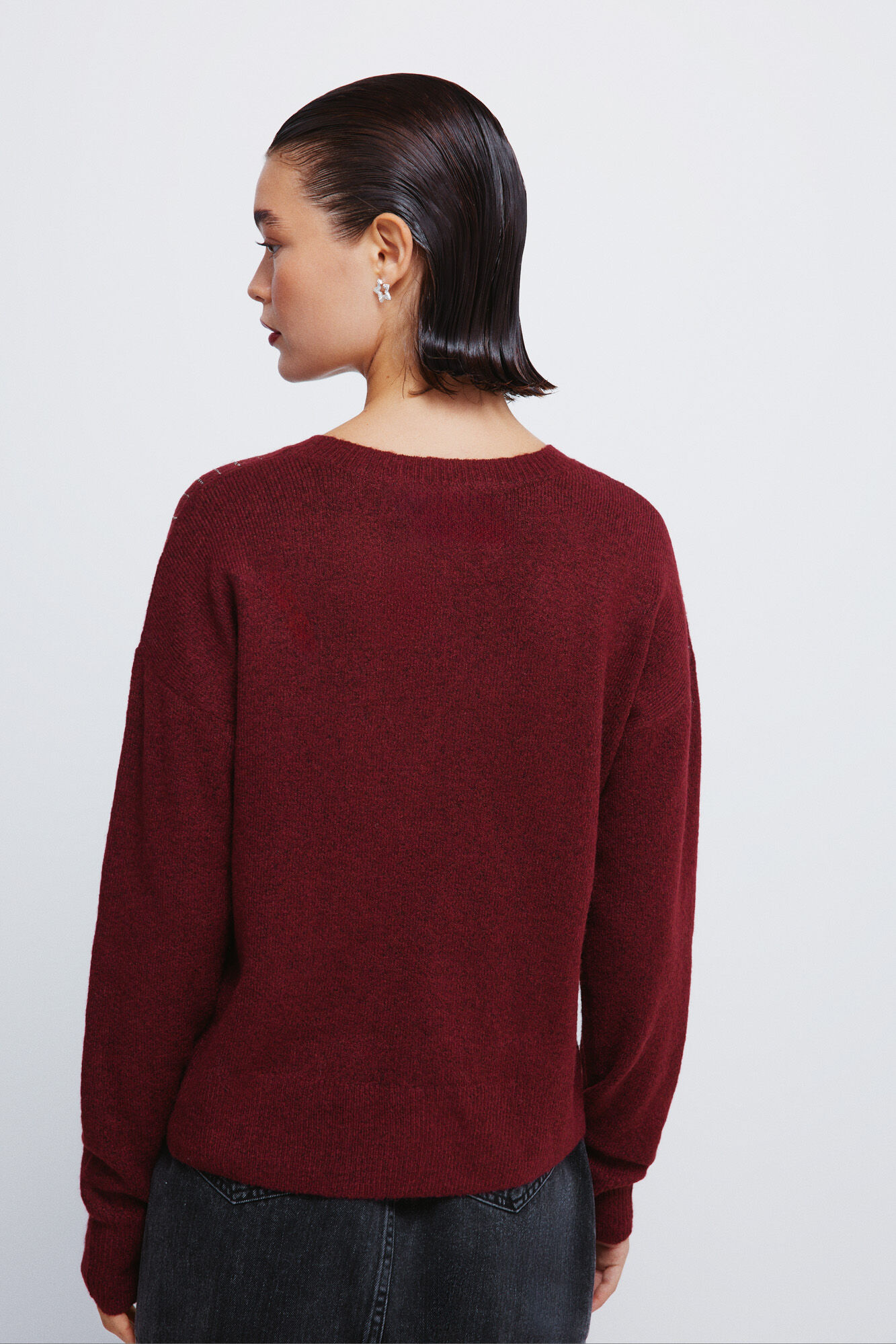 Springfield Jersey de cristal de fantas&iacute;a p&uacute;rpura