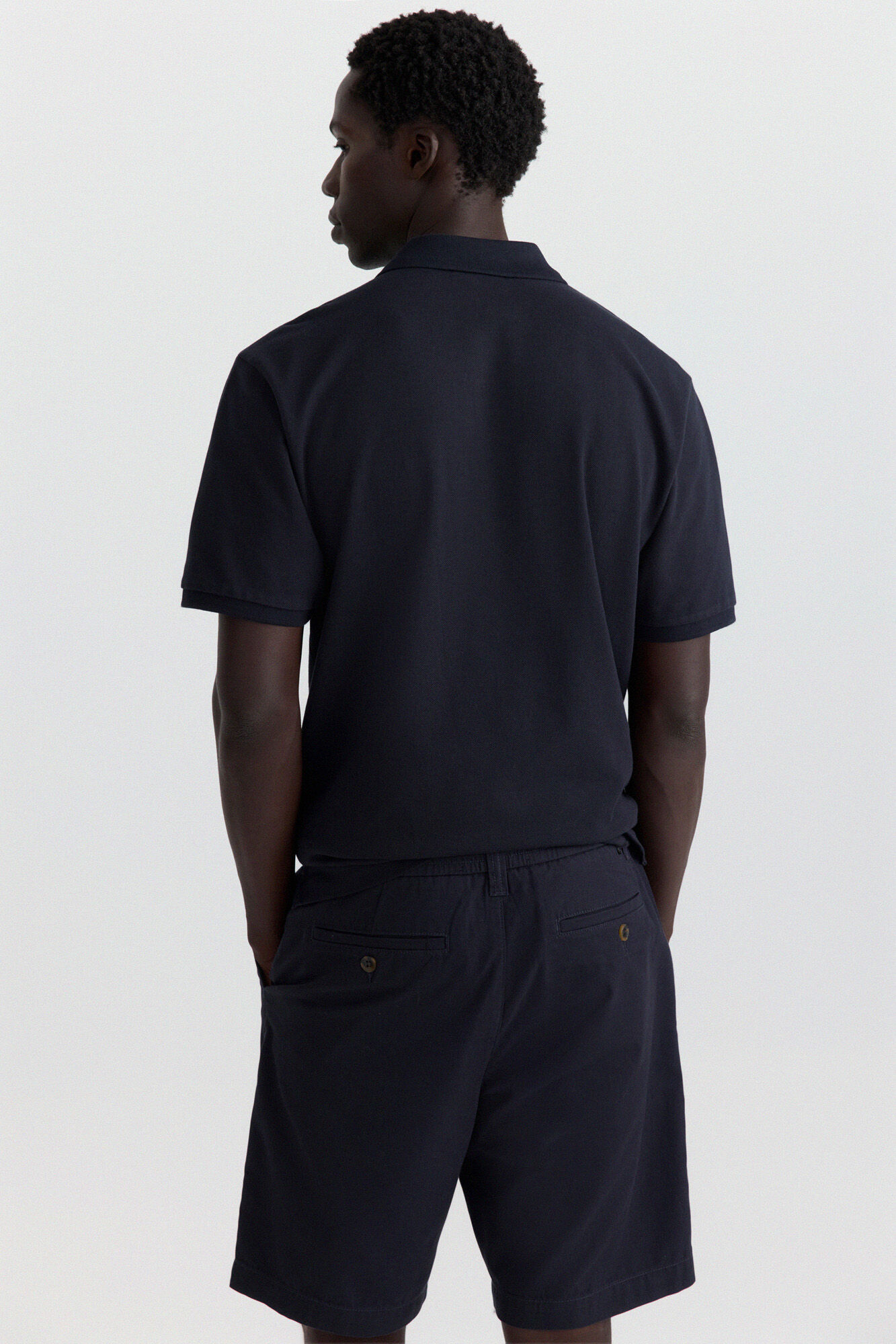 Springfield Polo de piqu&eacute; b&aacute;sico Springfield regular fit azul