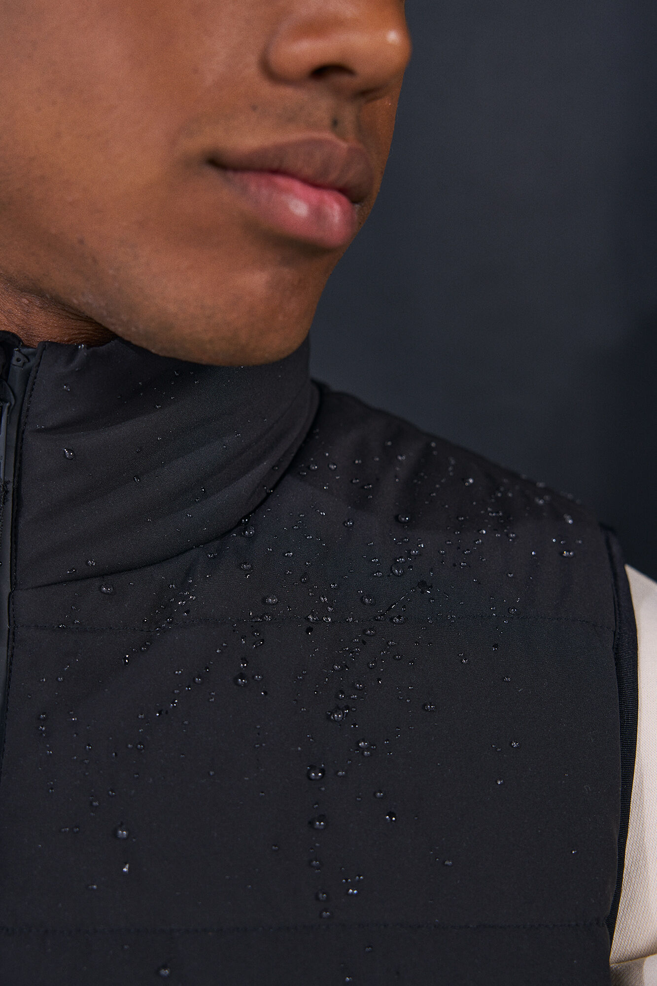 Springfield Chaleco acolchado negro