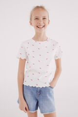 Springfield Playera sandías niña natural