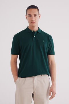 Springfield Polo piqué básico regular fit verde