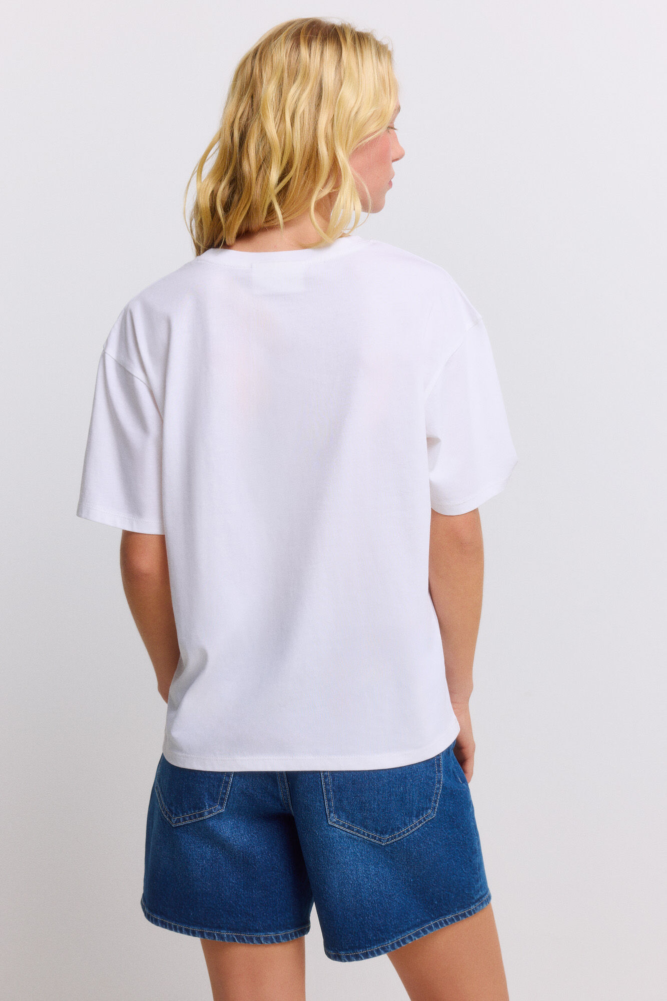 Springfield Playera de manga corta "bendito verano" natural
