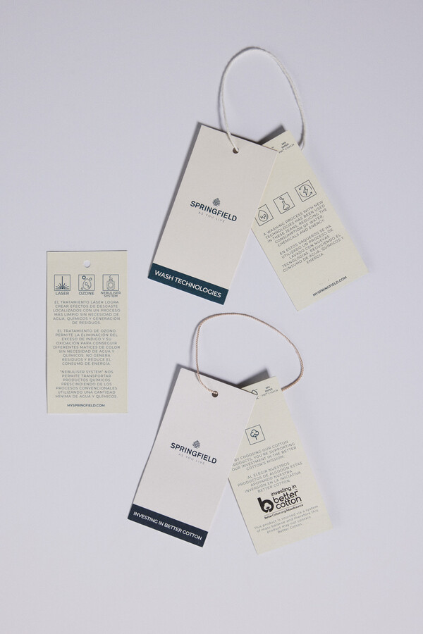 Springfield Bermuda vaquera regular ultra ligera azul