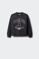 Springfield Kids Sudadera "brilliant" niña gris