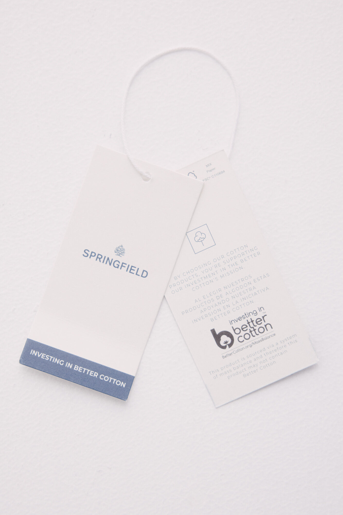 Springfield Bermudas lino cargo comfort fit azul