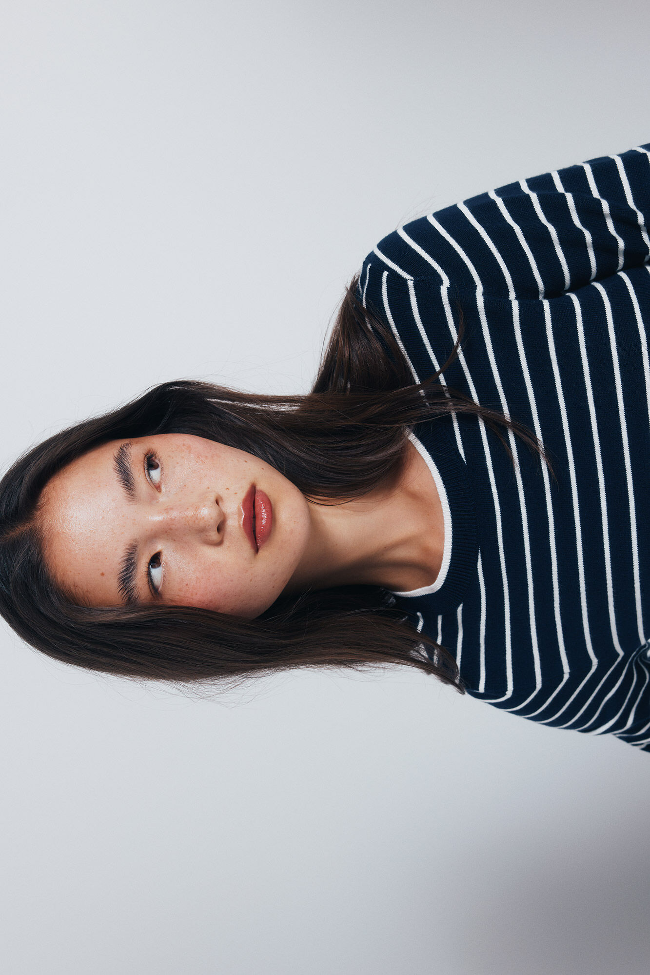 Springfield Su&eacute;ter fino botones pu&ntilde;os marino