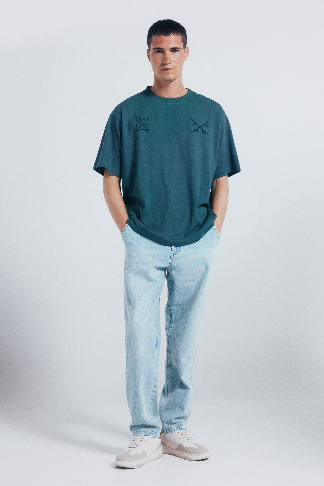 Springfield Camiseta enjoy azul