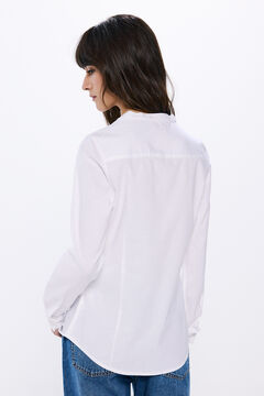 Springfield Camisa oxford cuello mao estampado
