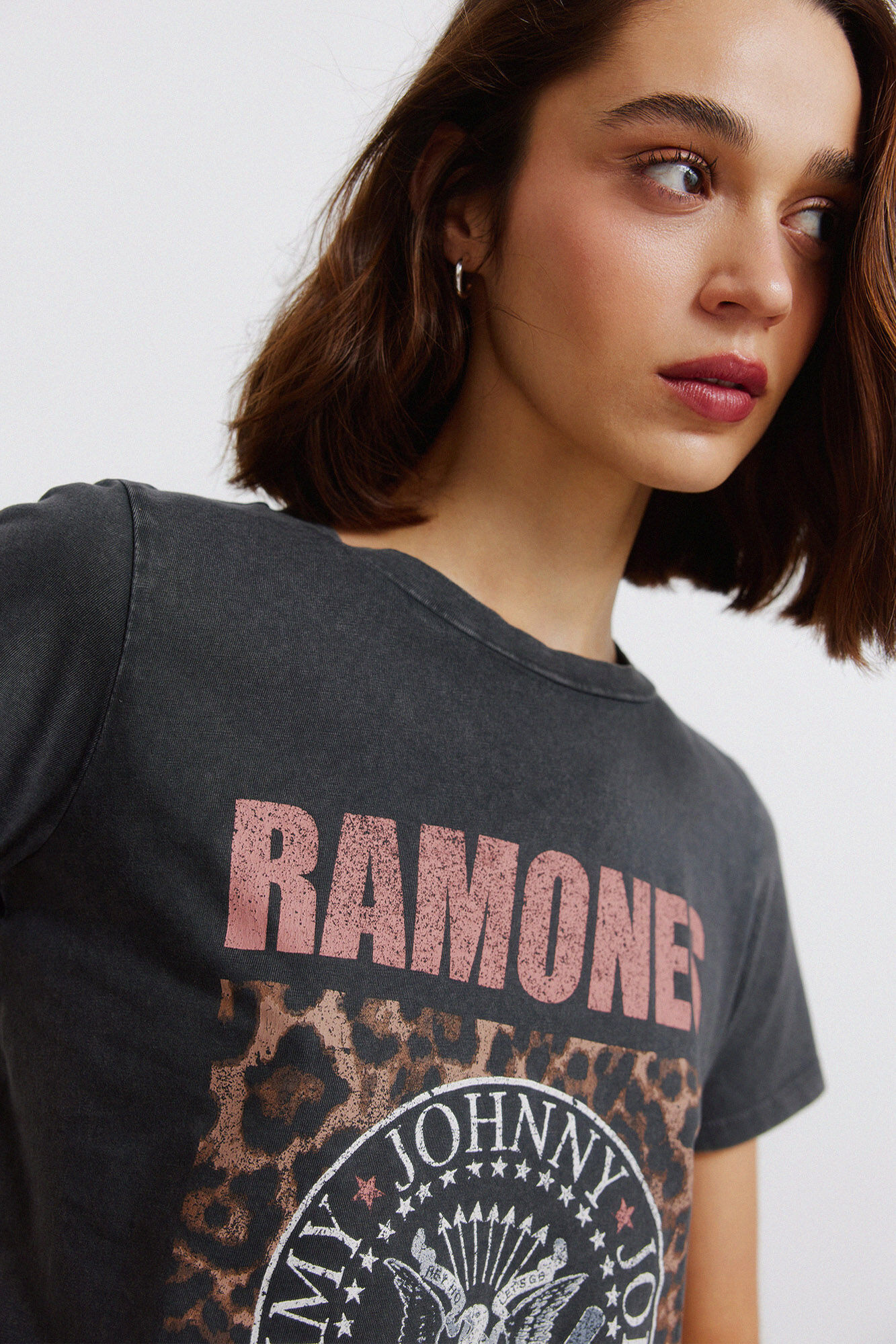 Springfield Playera "Ramones" gris