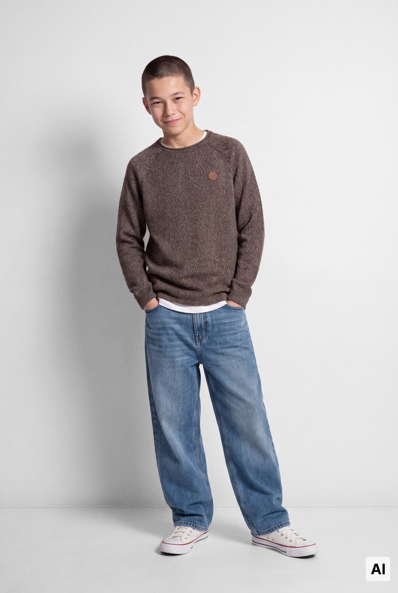 Springfield Kids Pantal&oacute;n denim skater ni&ntilde;o