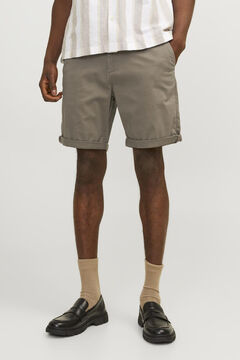 Springfield Bermuda estilo chino regular fit gris