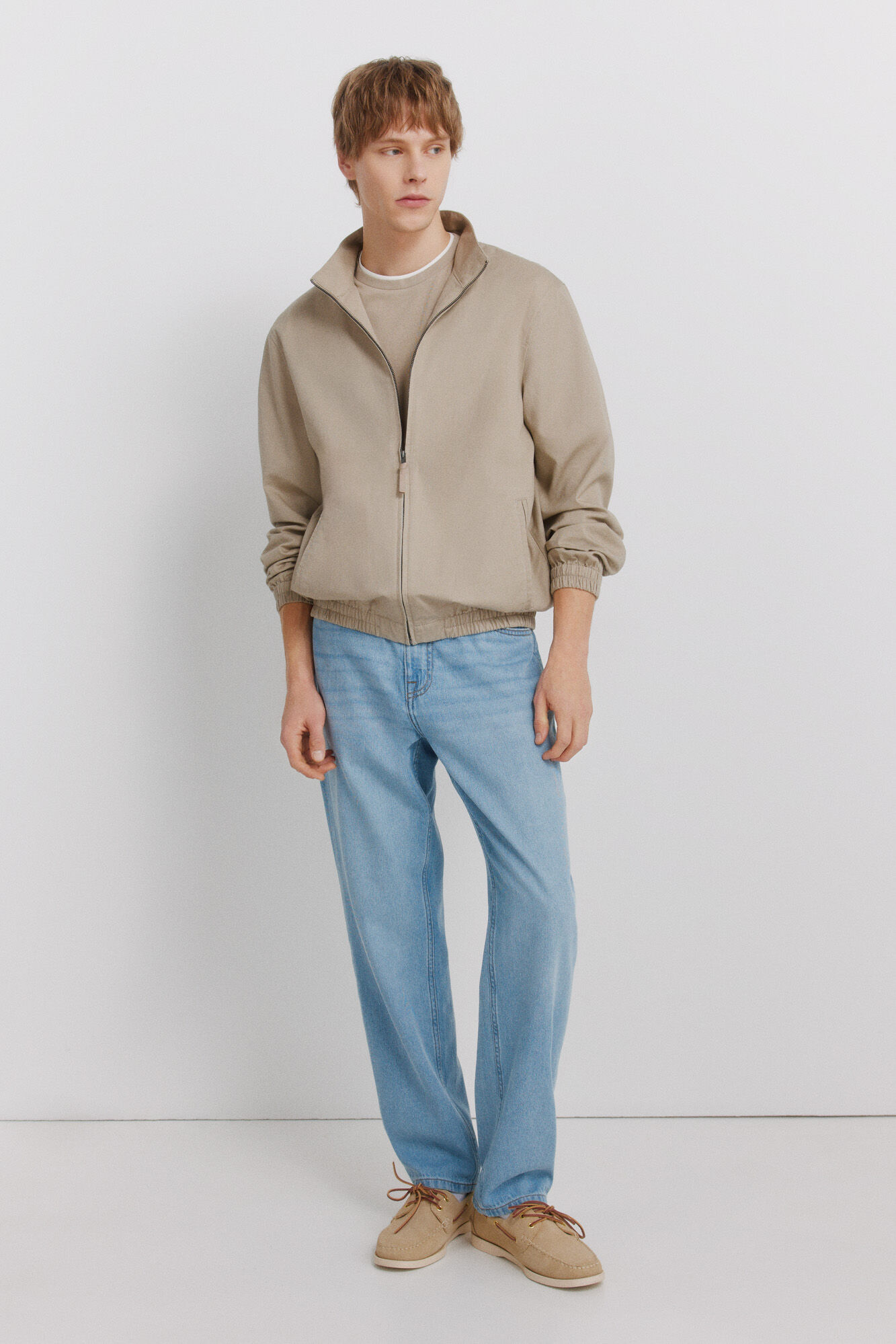 Springfield Jeans ultra ligero lavado medio corte recto azul