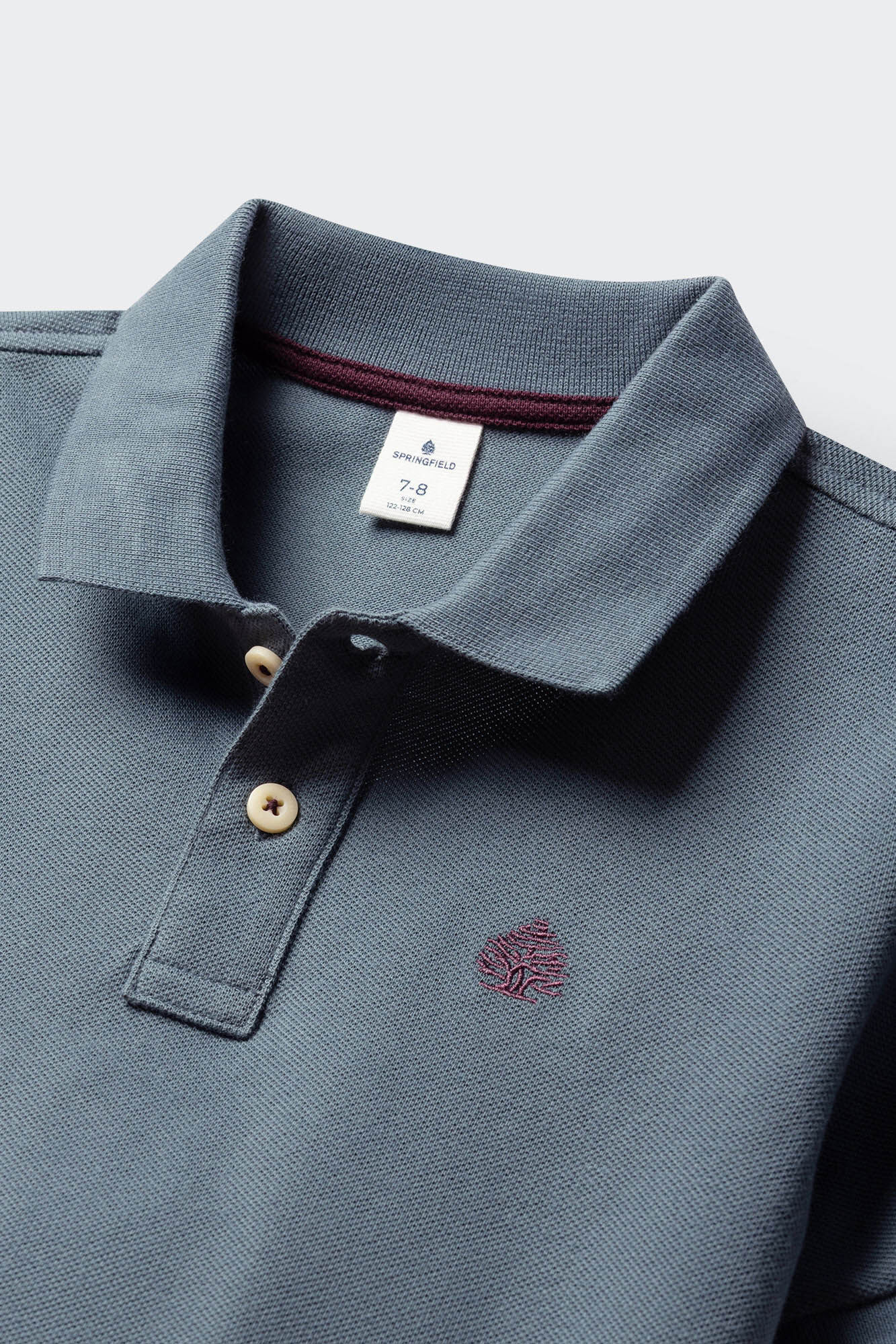 Springfield Kids Polo b&aacute;sico para ni&ntilde;o azul