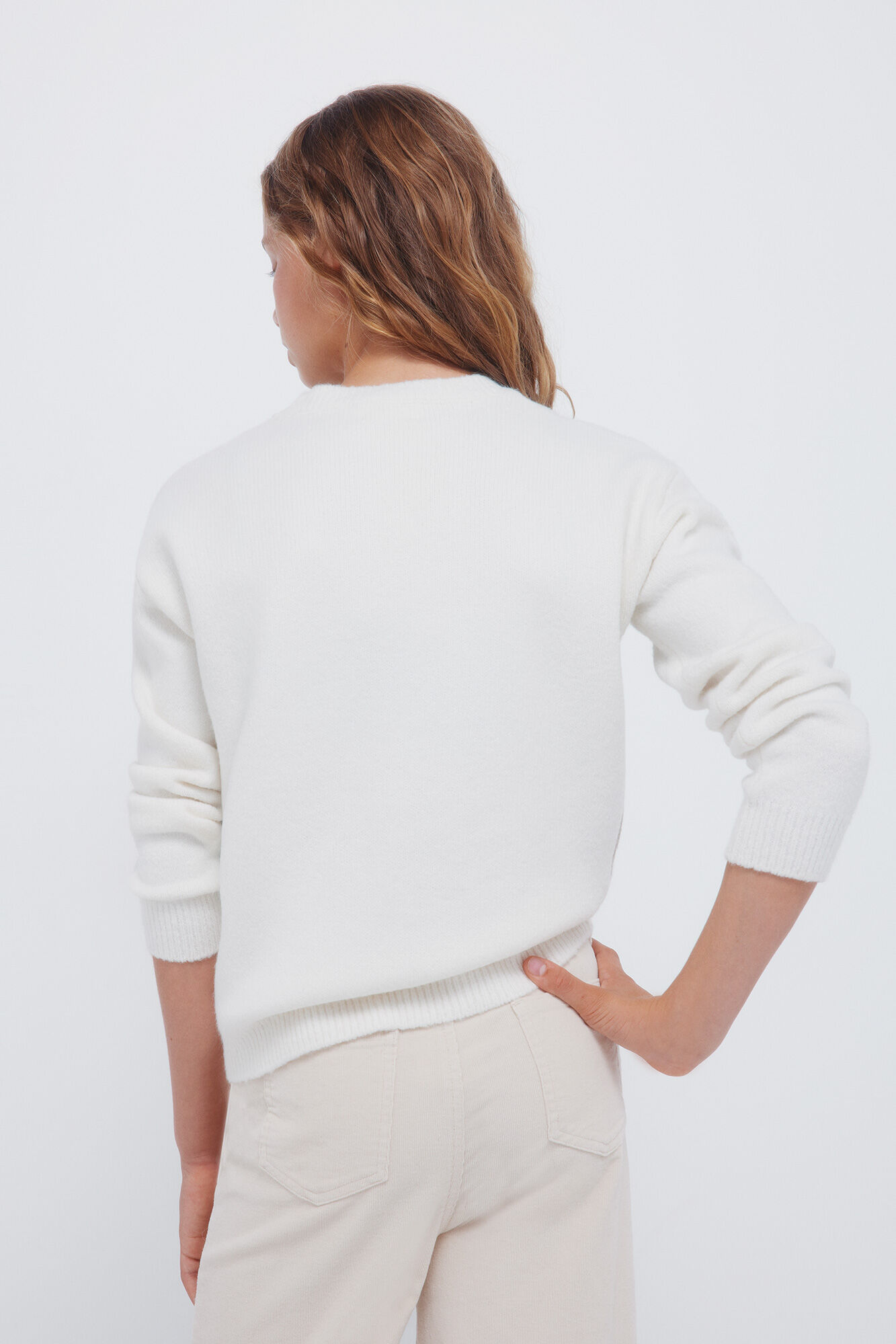 Springfield Kids Jersey de diamantes para ni&ntilde;a beige