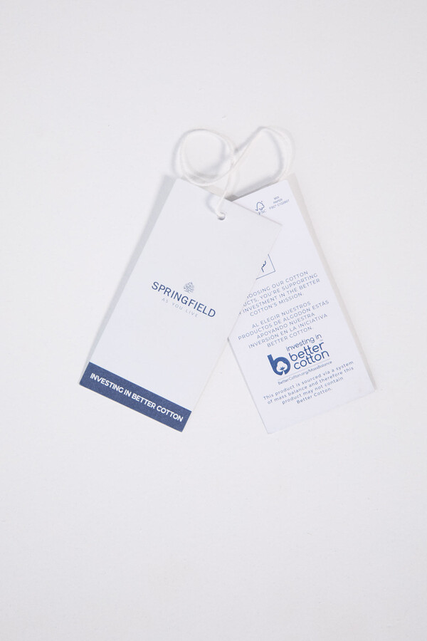 Springfield Jeans straight fit negros gris