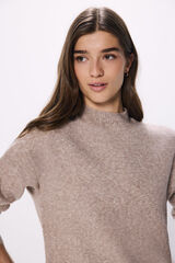 Springfield Jersey cuello perkins melange café