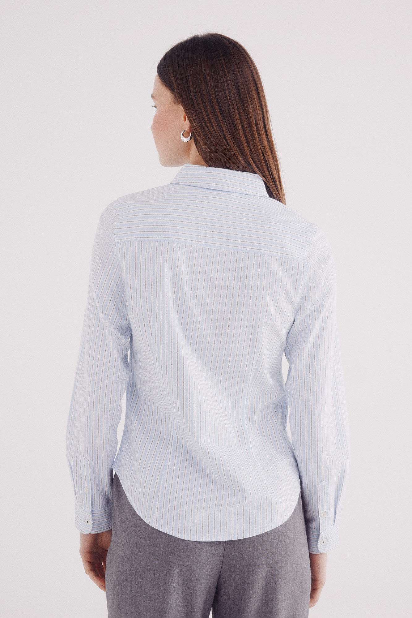 Springfield Camisa oxford algod&oacute;n azul