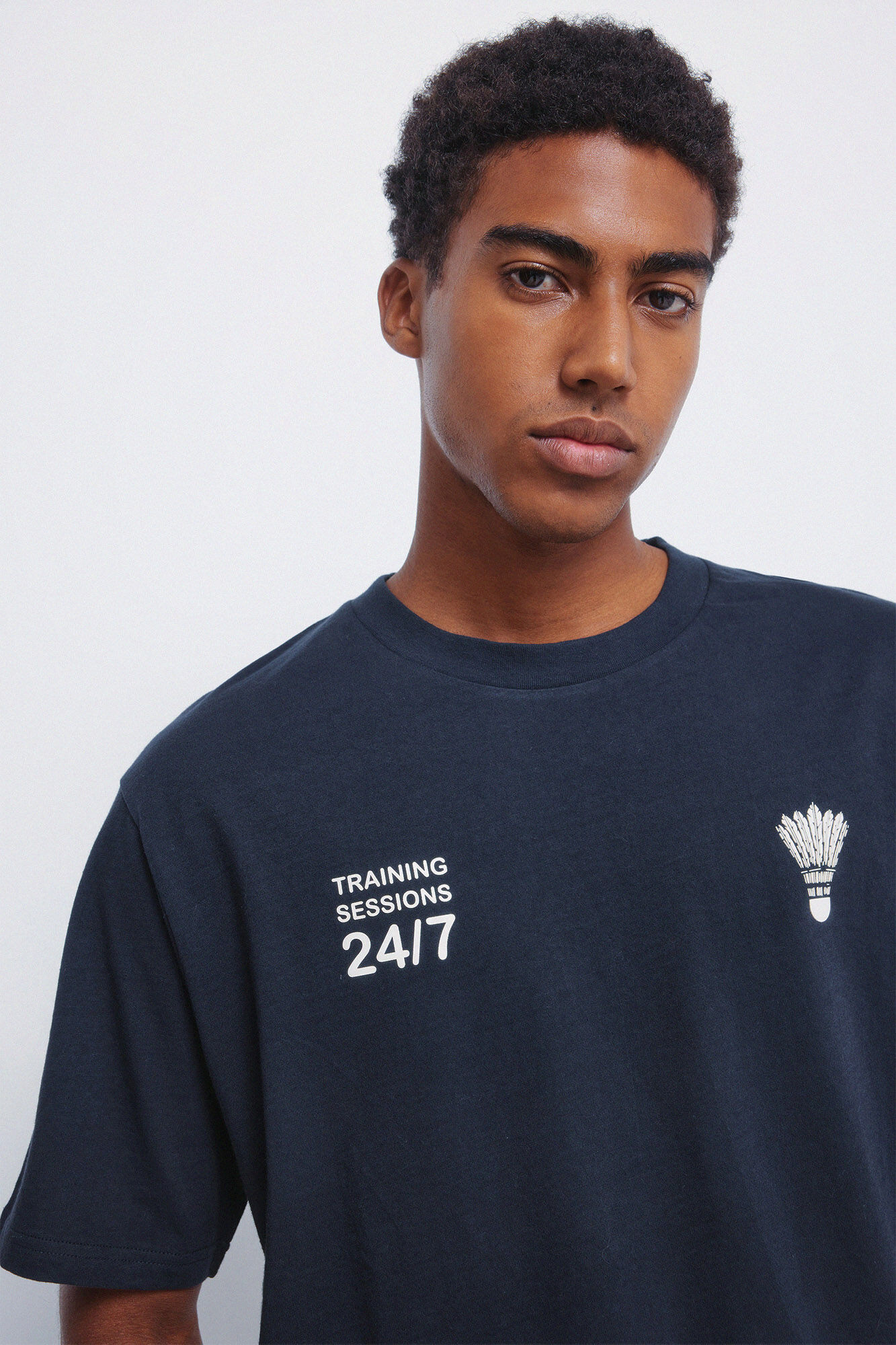 Springfield Playera de Batminton azul