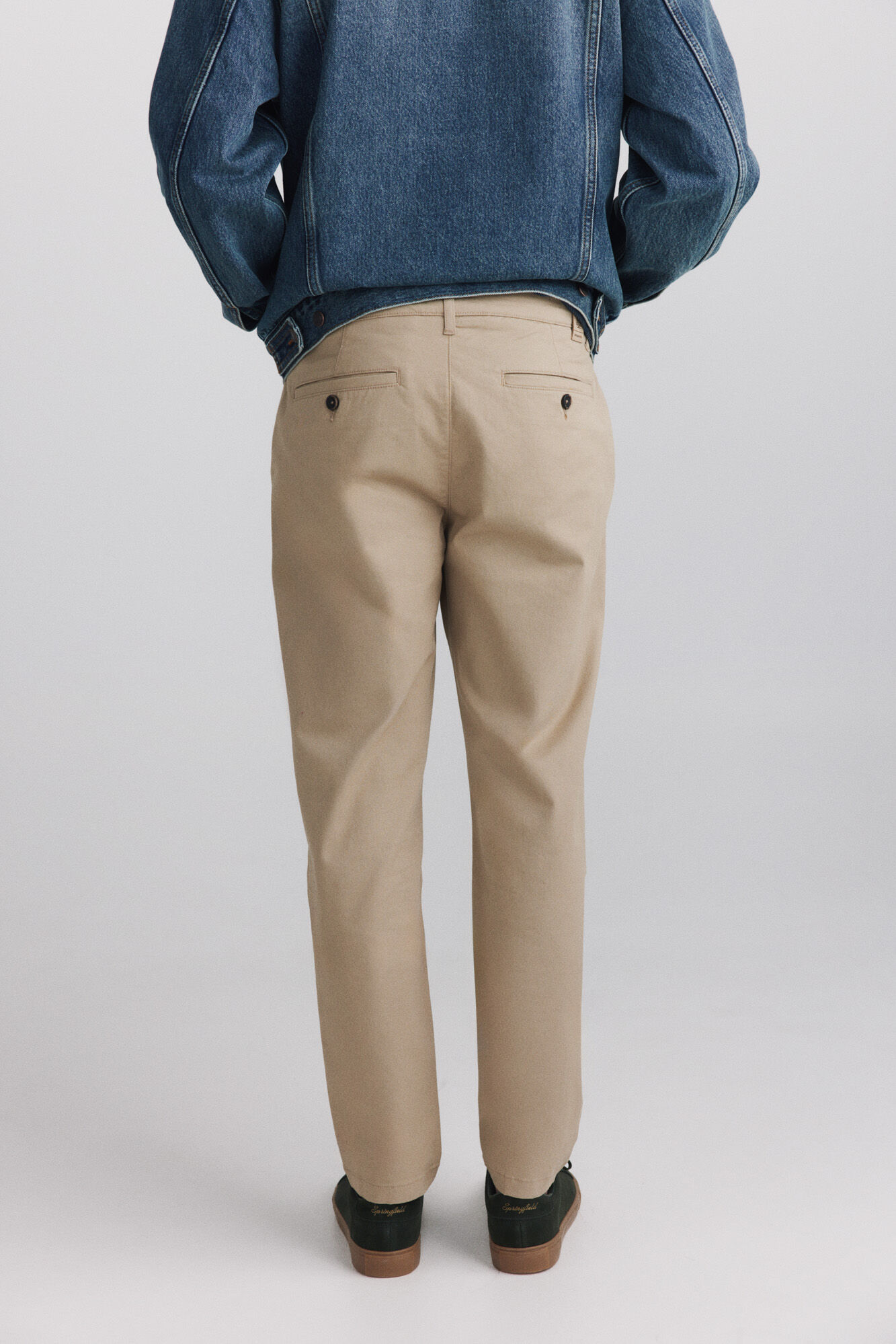 Springfield Pantal&oacute;n chino slim fit beige
