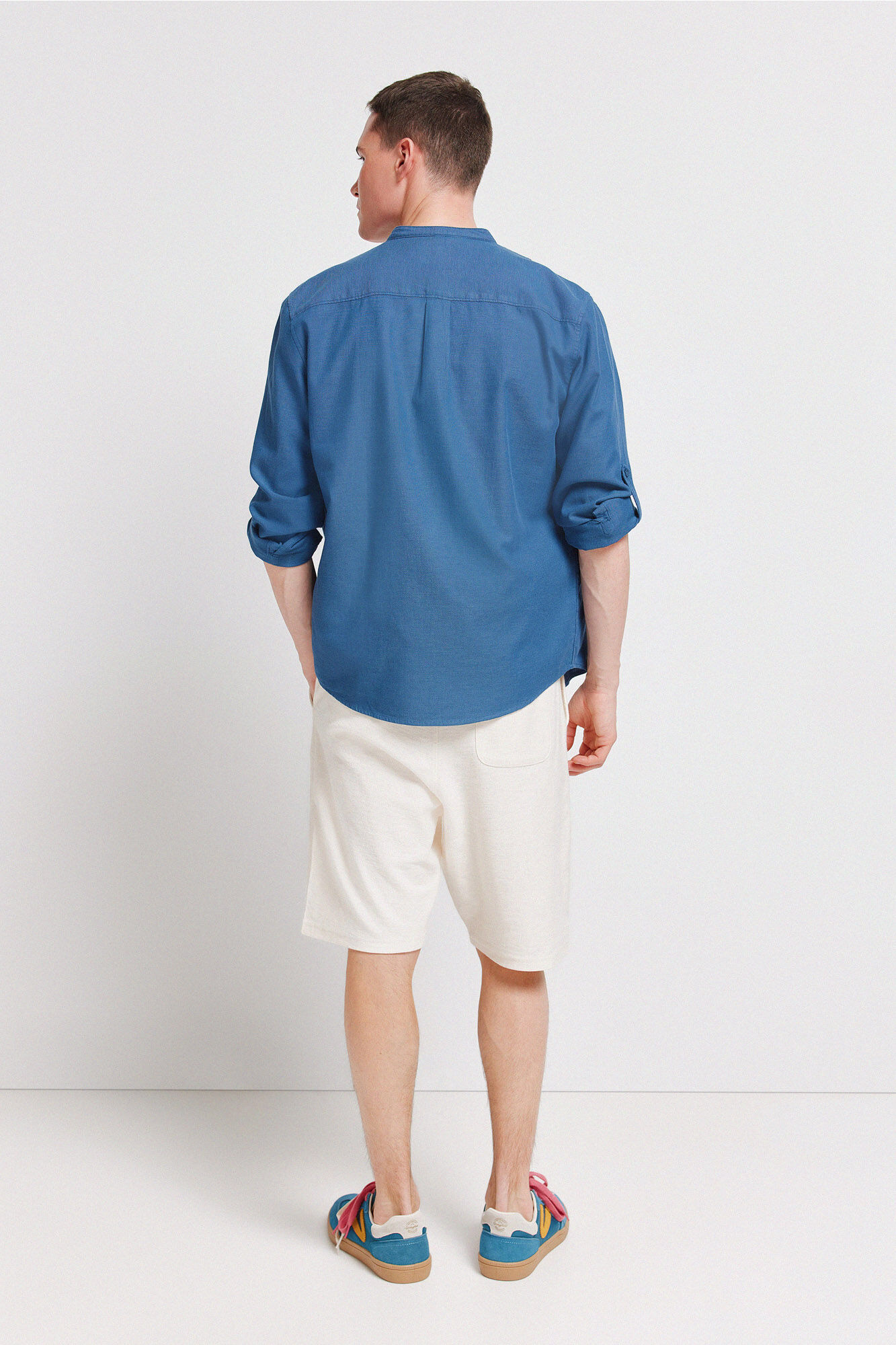 Springfield Bermudas de felpa blanco