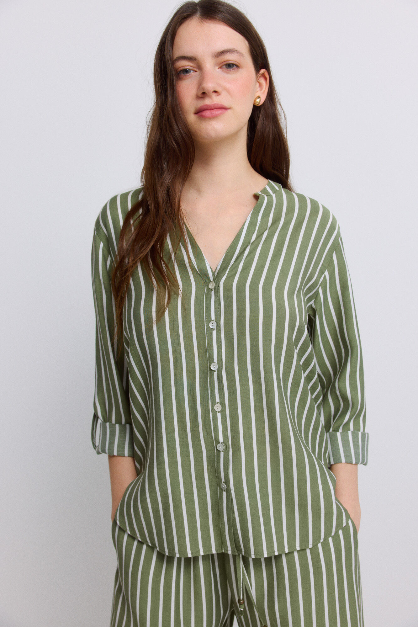 Springfield Blusa escote en V