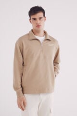 Springfield Sudadera camionero corte beige