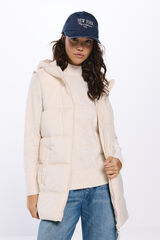 Springfield Chaleco acolchado repelente al agua beige