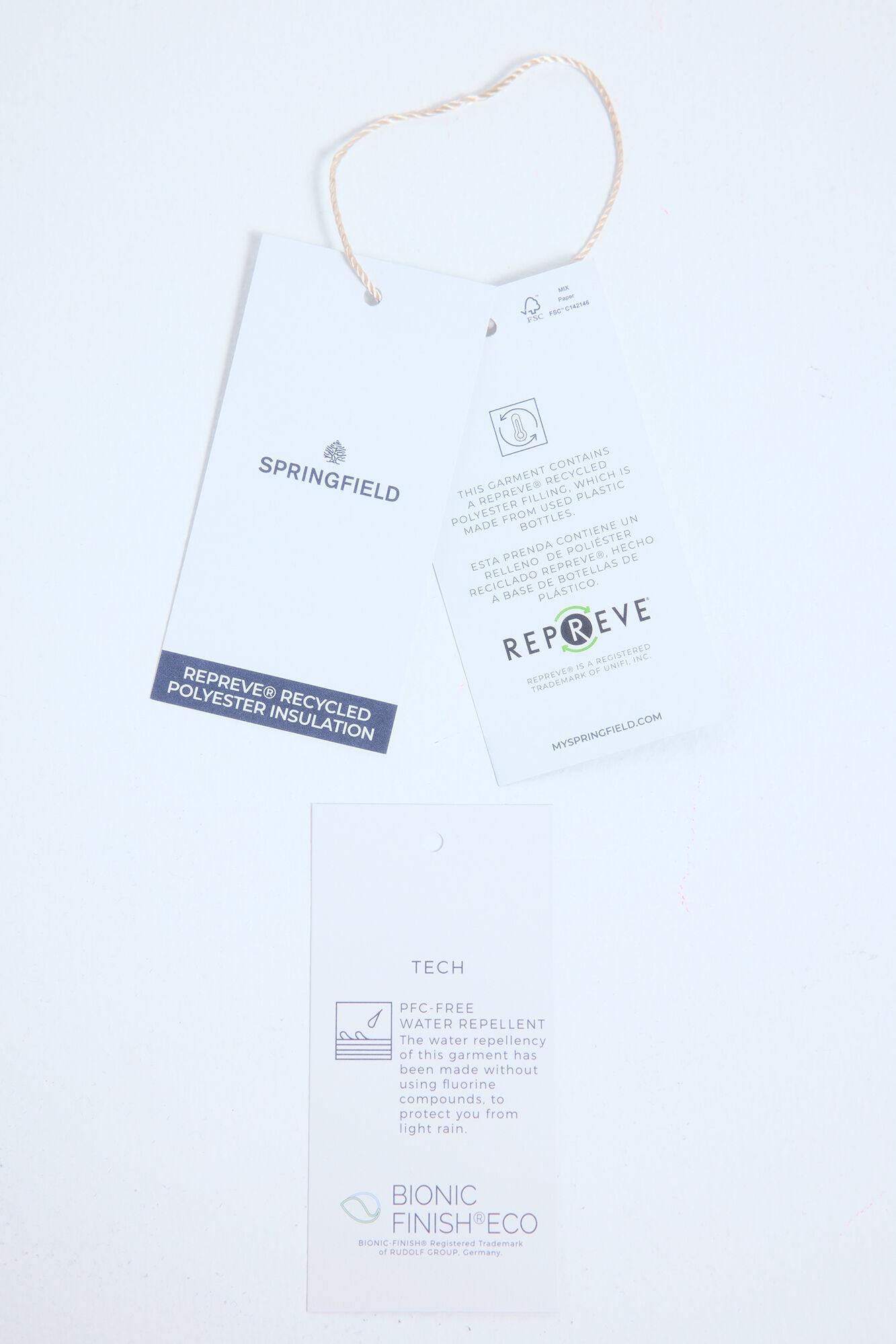 Springfield Chamarra de cuello de pana beige