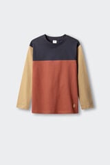 Springfield Kids Playera manga larga b&aacute;sica para ni&ntilde;o naranja