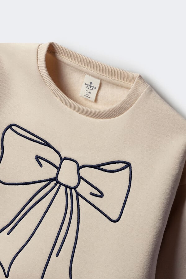 Springfield Kids Sudadera lazo niña estampado