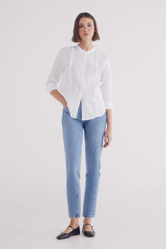 Springfield Blusa pintucks  natural