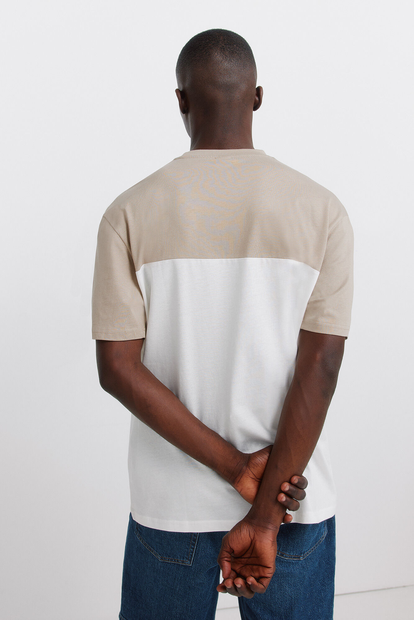 Springfield Playera de bloques de color caf&eacute;