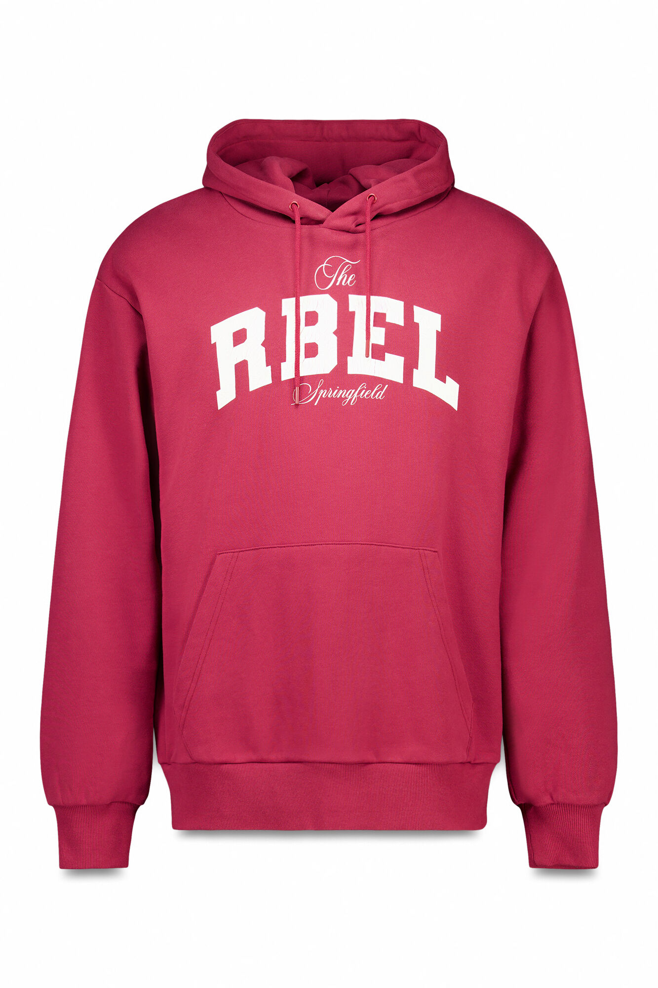 Springfield Sudadera capucha Rbel  rojo