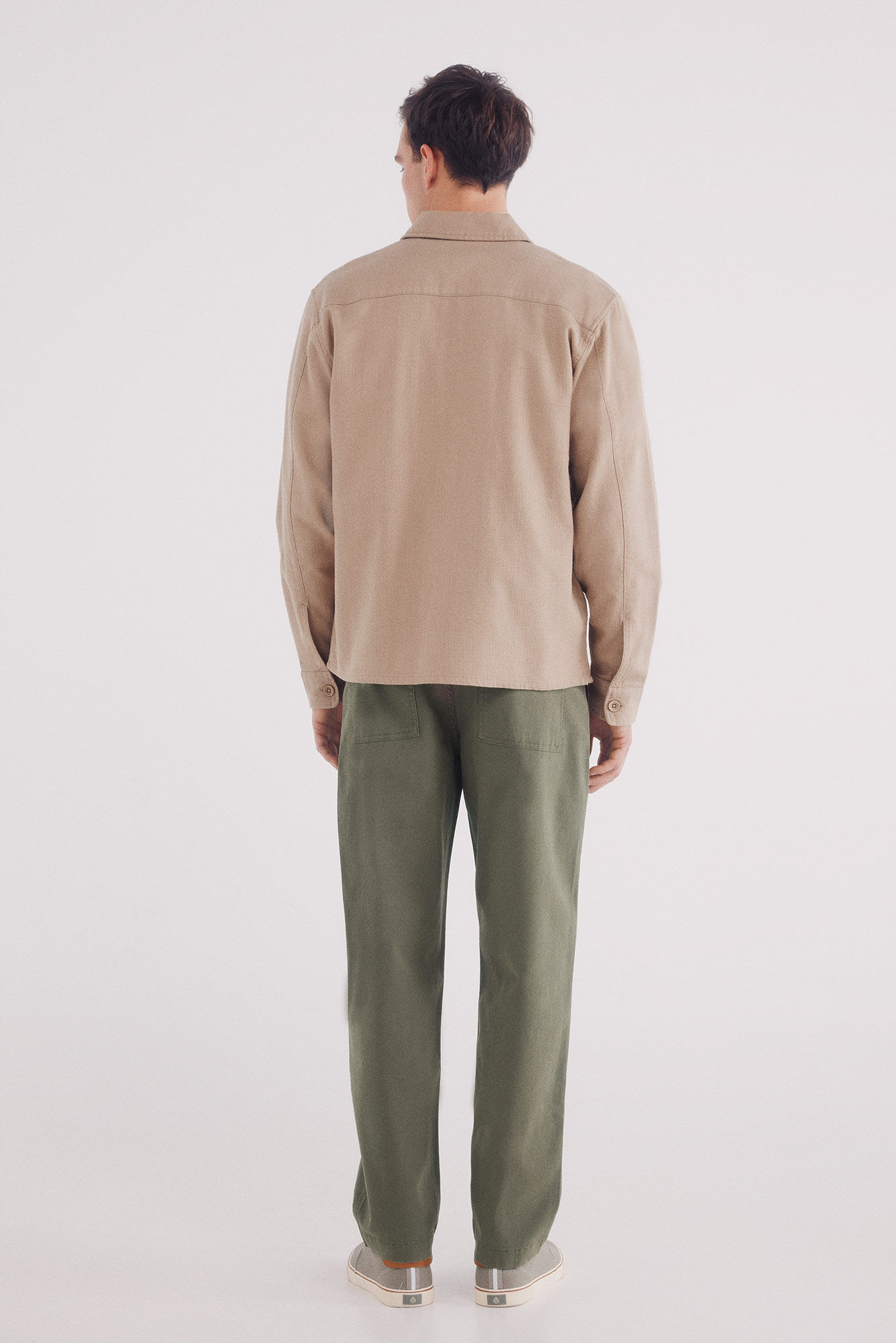 Springfield Pantal&oacute;n recto canvas kaki