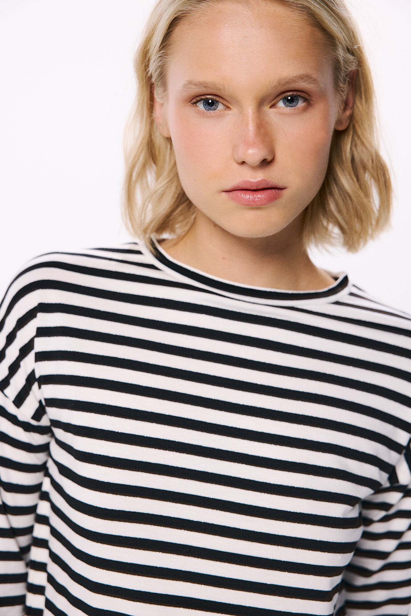 Springfield Playera a rayas negro