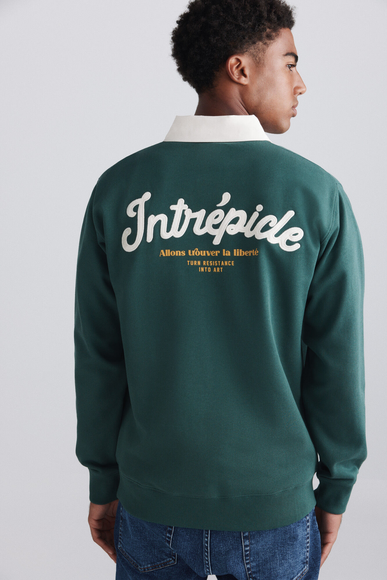 Springfield Sudadera rugby intrepide verde