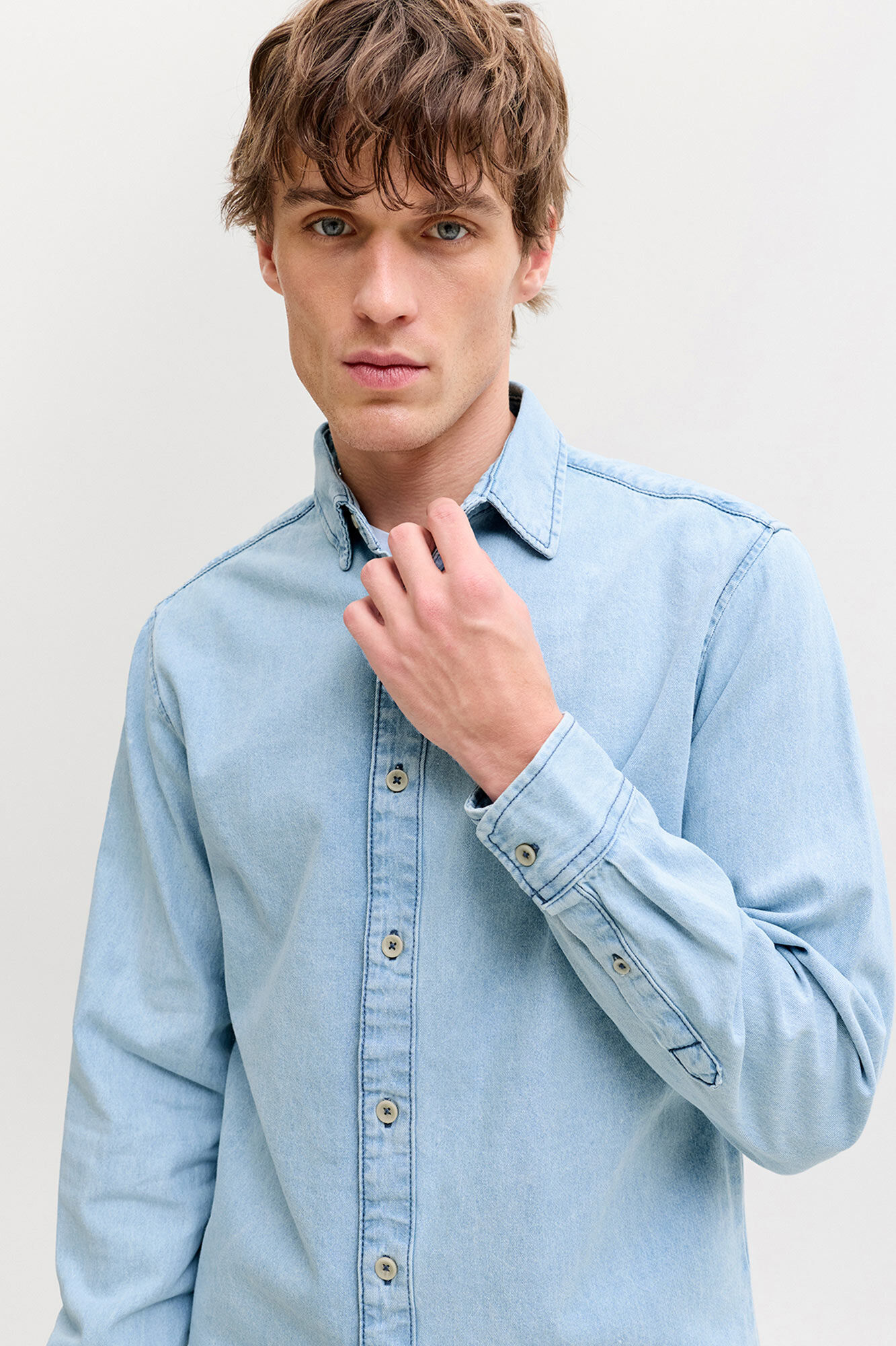 Jack & Jones Camisa de mezclilla