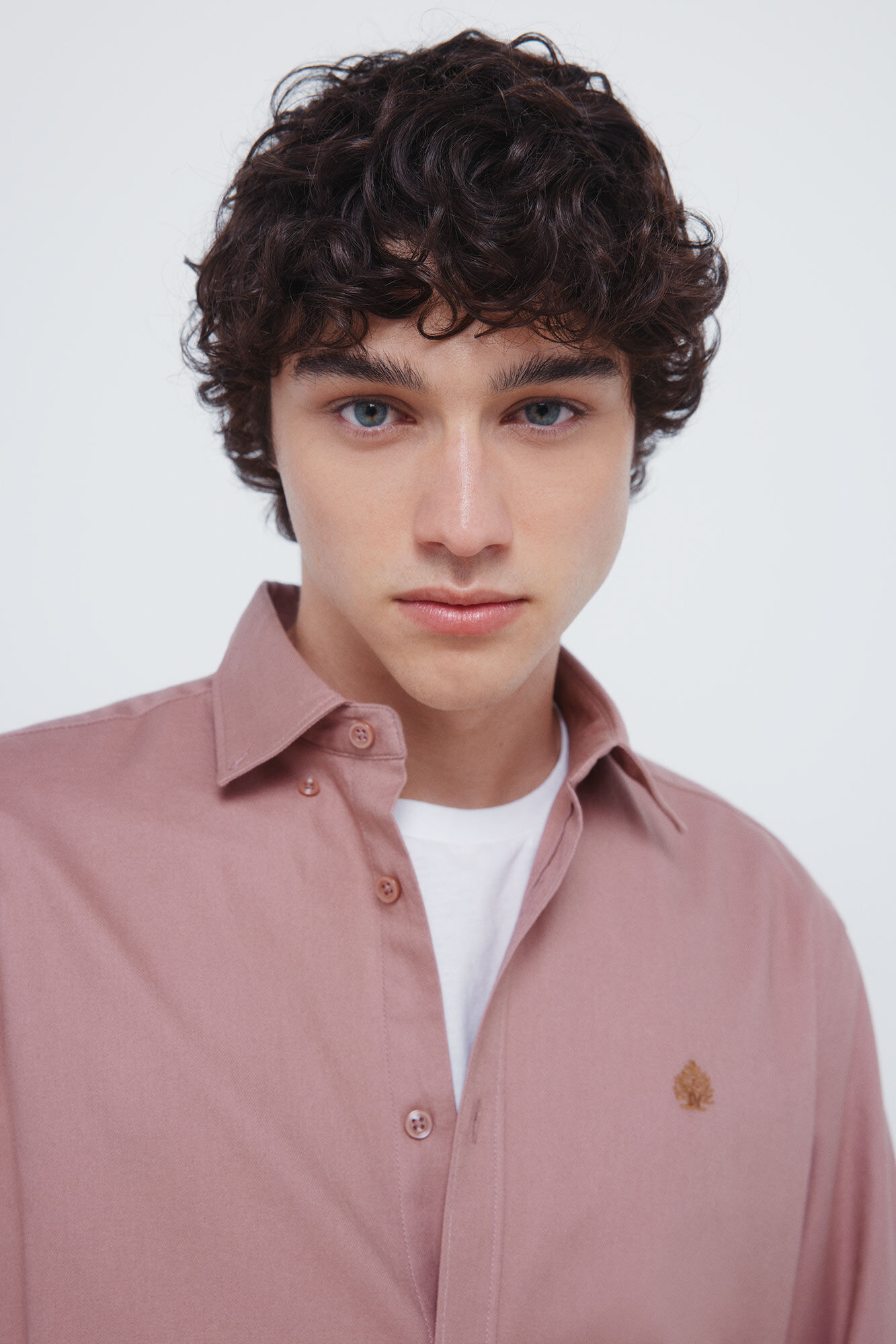 Springfield Camisa de franela con coderas