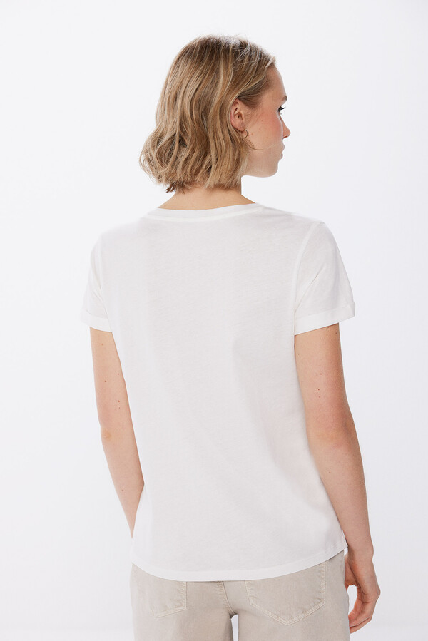 Springfield Playera gráfica étnica natural